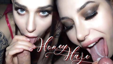 STEPSISTER BLOWJOB AFTER SCHOOL. HONEY HAZE