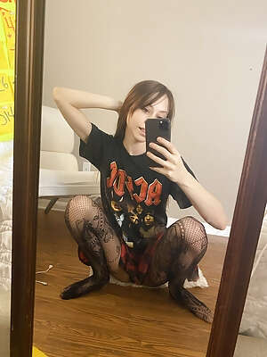 School girl skirts are so rock n roll.