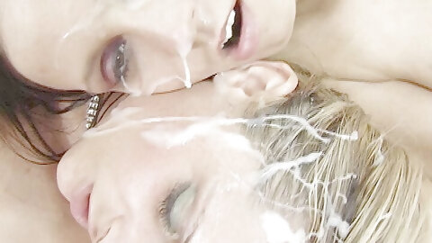 Gangbang and bukkake with mother and...